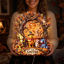 Load image into Gallery viewer, "Celebrate Childhood Memories with Halloween Spirit" - Personalized Acrylic Light Box for Family - Perfect Gift for Friends, Children, and Family
