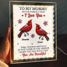 Load image into Gallery viewer, I Hope You See What I See - Personalized LED Mirror Frame Lamp - A Heartfelt Gift for Grandmothers Mirror Frame Lamp PopCulturePrints
