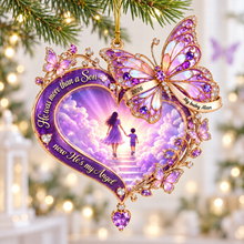 Load image into Gallery viewer, He was more than a Son, now He's my Angel - Personalized Memorial Acrylic Ornament Ornament PopCulturePrints
