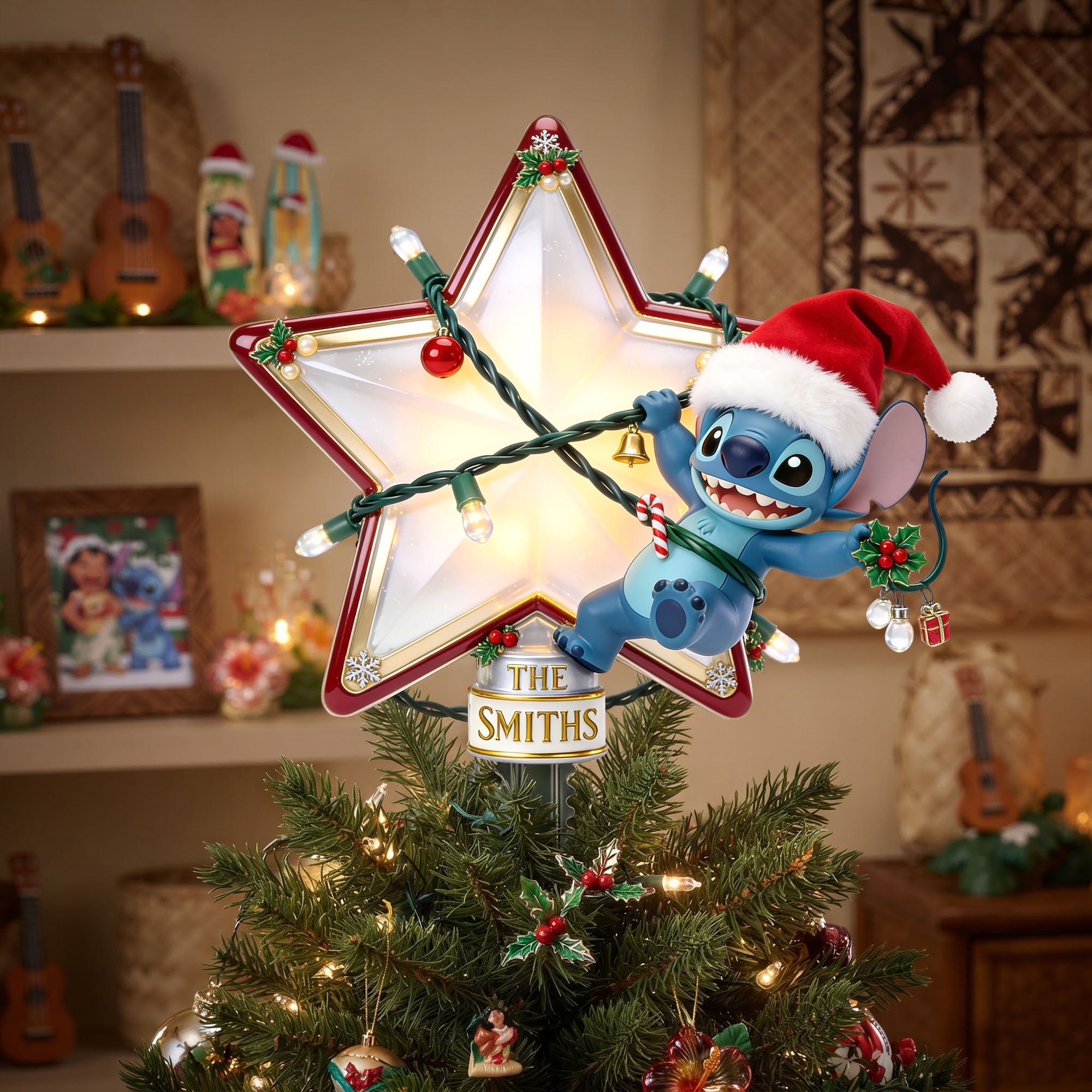 Mischievous Tree Topper - Personalized Holiday Decor