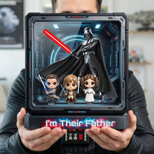 Load image into Gallery viewer, I'm Their Father - Cosmic Dad And Kids Acrylic Plaque | Personalized Gift for Dad, Grandpa &amp; Father Figures Shaped Plaques PopCulturePrints
