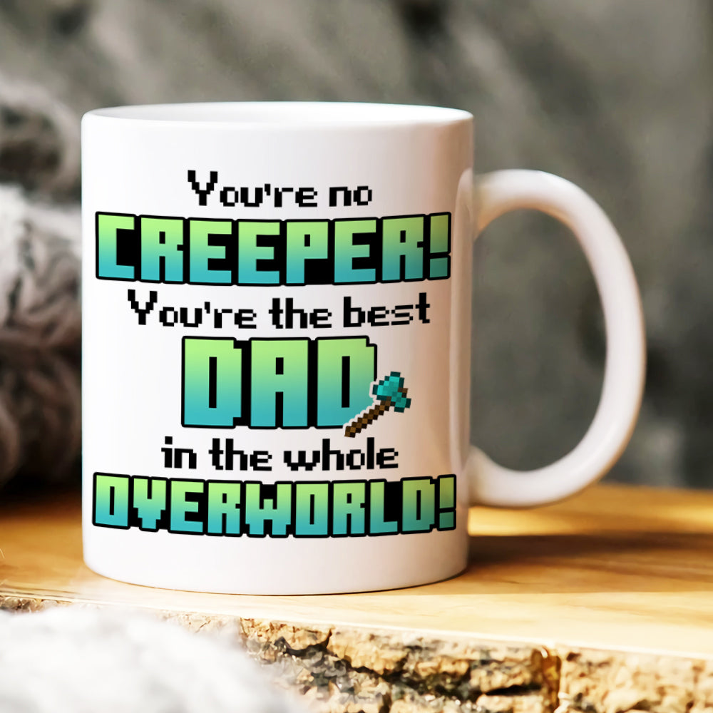Personalized 'Best Dad Ever' Gaming Mug Coffee Mug PopCulturePrints